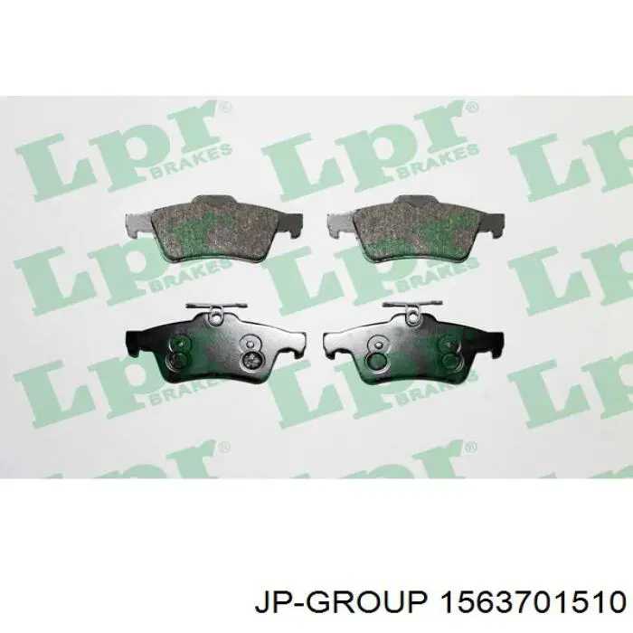 Купити 1563701510 JP Group Задні колодки