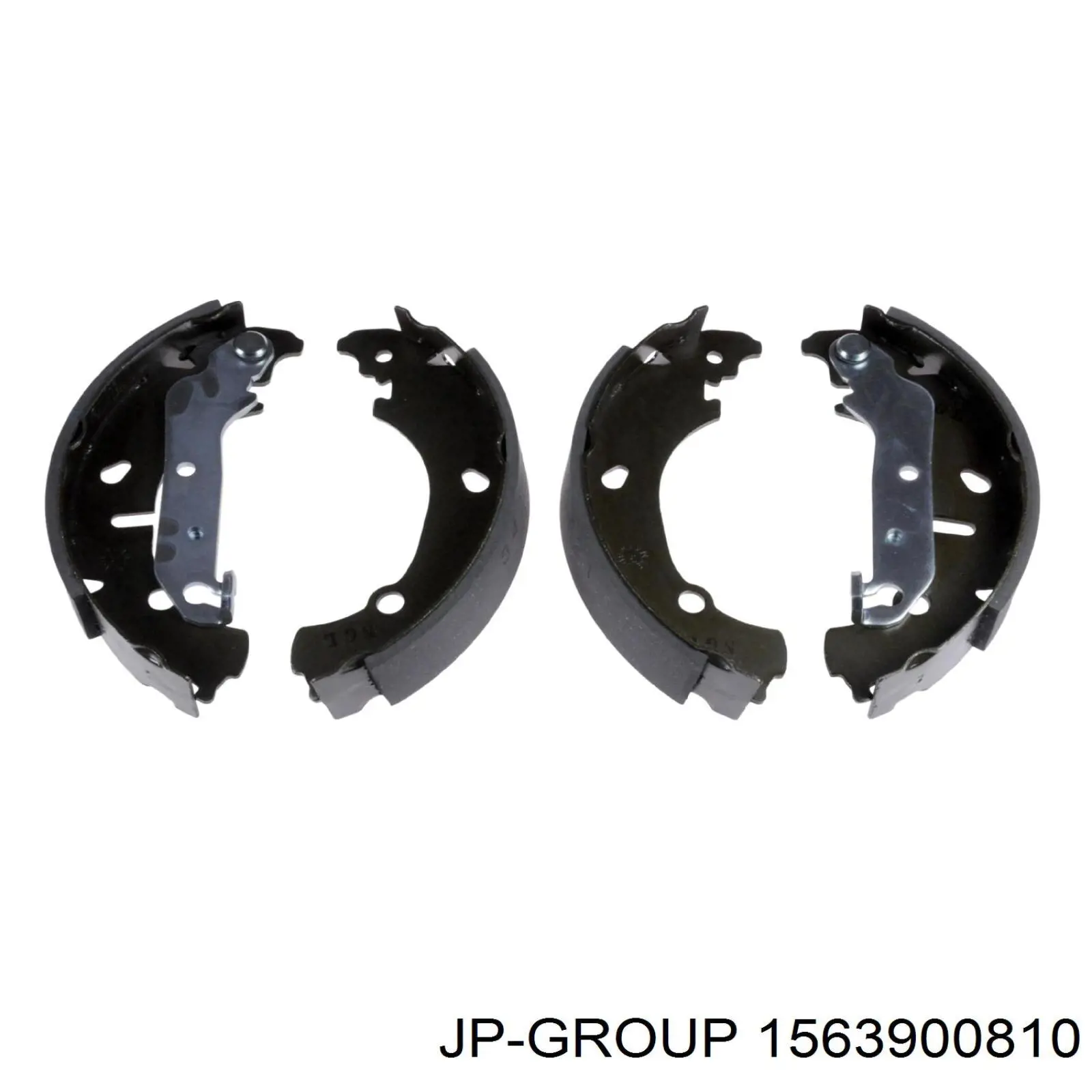 1563900810 JP Group Колодки гальмівні задні, барабанні