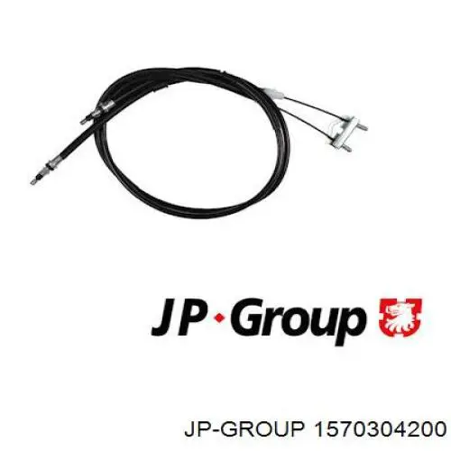Купити 1570304200 JP Group Трос ручного гальма задній, правий/лівий