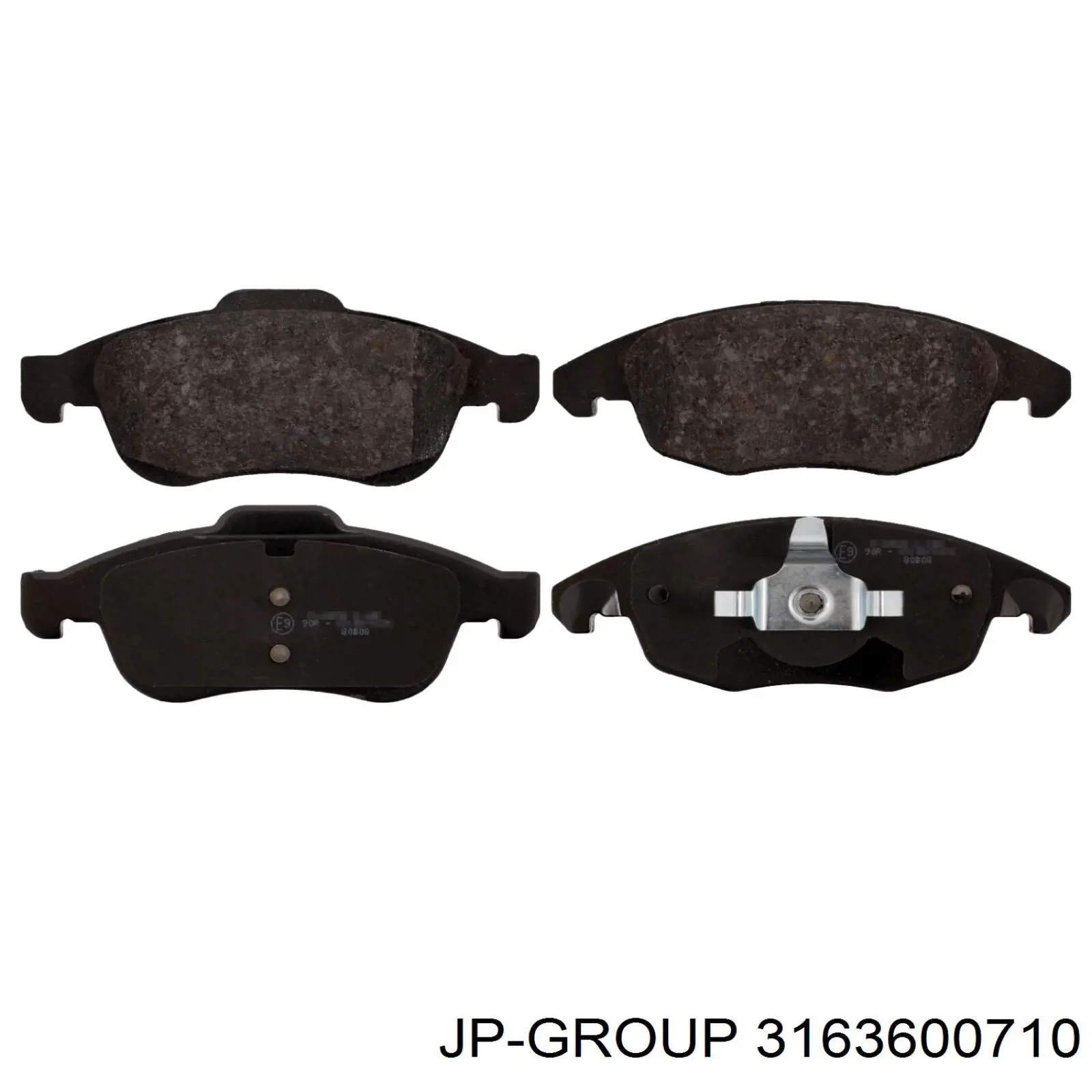 Купити 3163600710 JP Group Колодки гальмівні передні, дискові