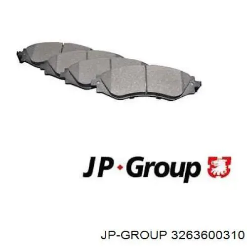 Купити 3263600310 JP Group Колодки гальмівні передні, дискові