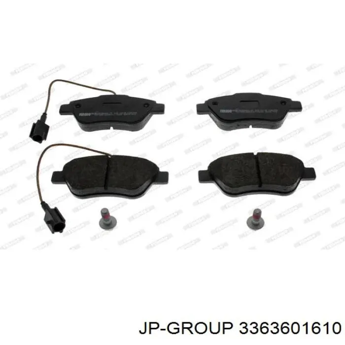 Гальмівні колодки JP Group 3363601610 ціна, від 15.50 USD