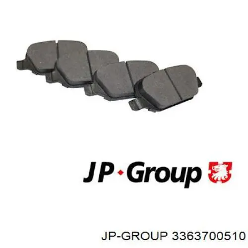 Купити 3363700510 JP Group Задні колодки