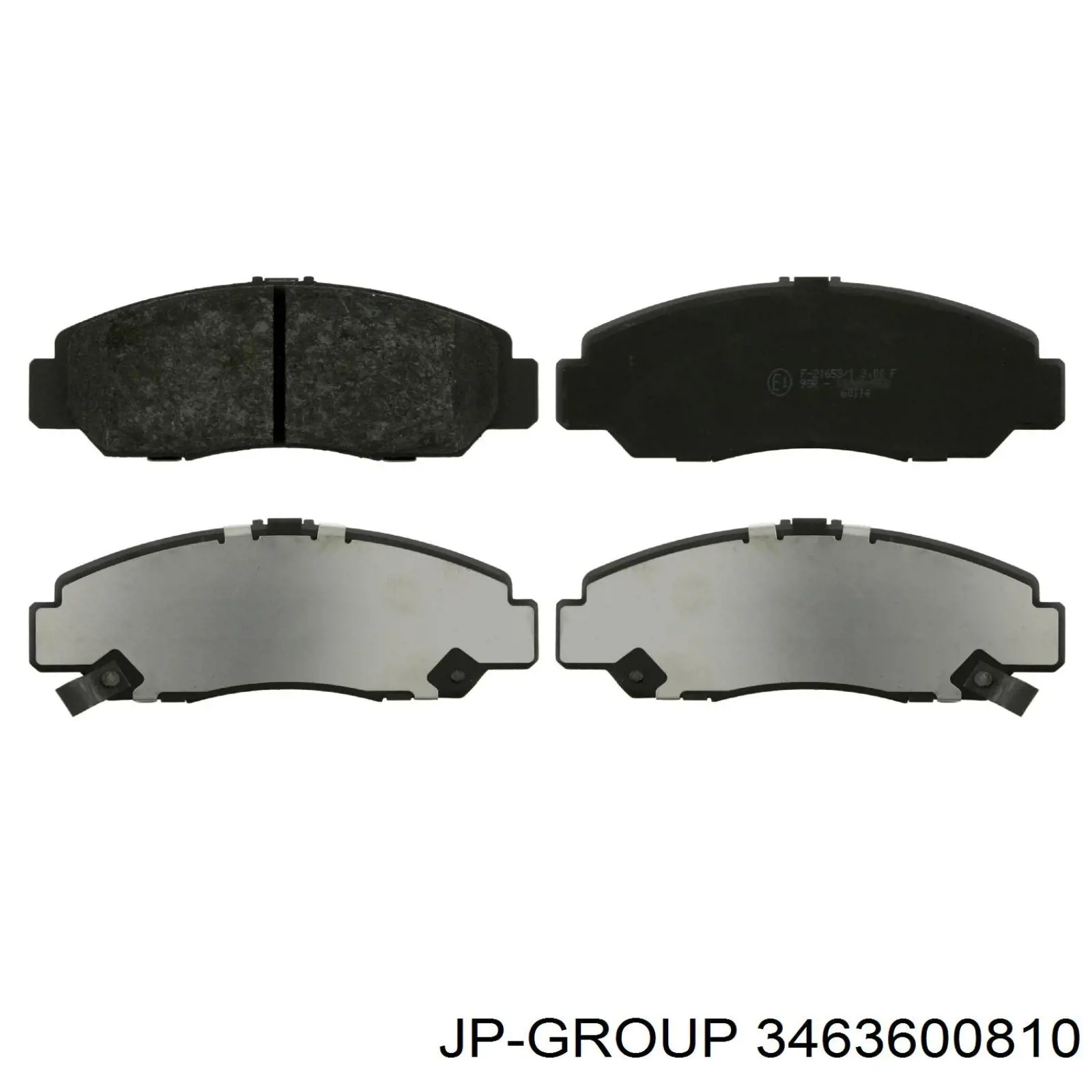 Гальмівні колодки JP Group 3463600810 ціна, від 17.10 USD