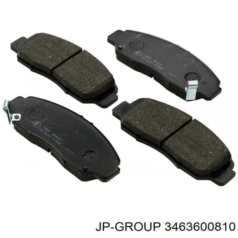 Купити 3463600810 JP Group Колодки гальмівні передні, дискові