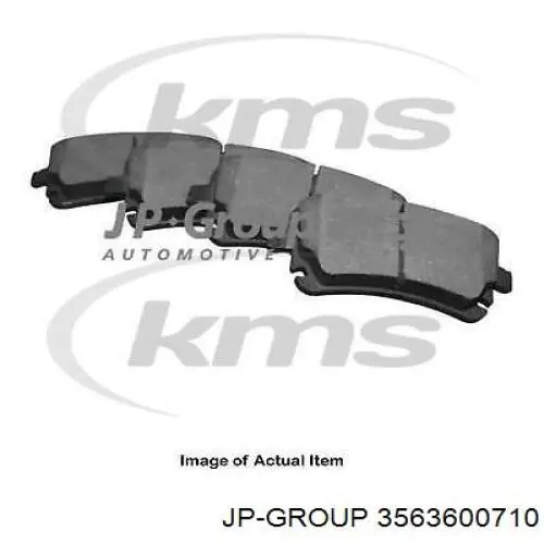 Гальмівні колодки JP Group 3563600710 ціна, від 16.49 USD