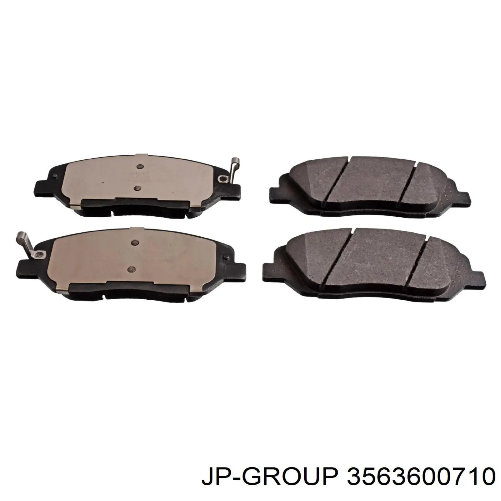 3563600710 JP Group Передні гальмівні колодки