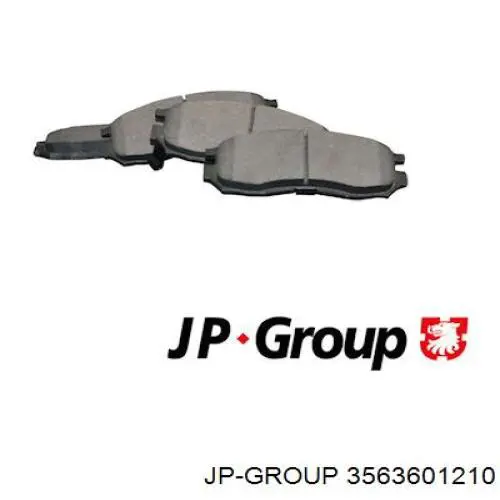 Гальмівні колодки JP Group 3563601210 ціна, від 13.64 USD