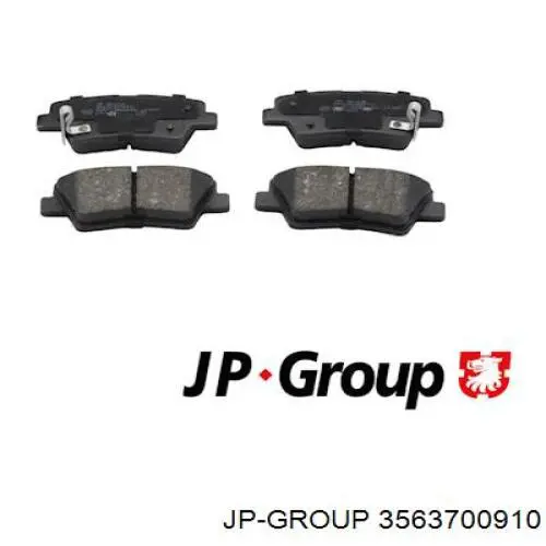 Купити 3563700910 JP Group Задні колодки