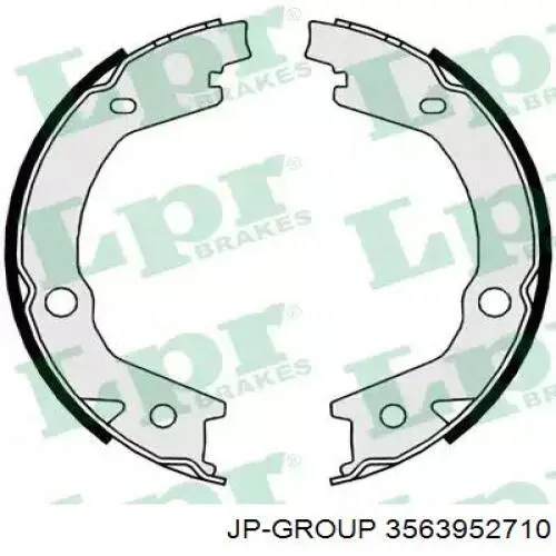 Ремкомплект гальмівних колодок JP Group 3563952710