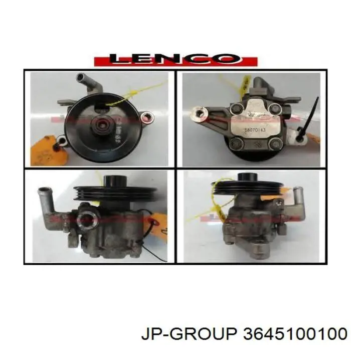 Насос ГУР 3645100100 JP Group