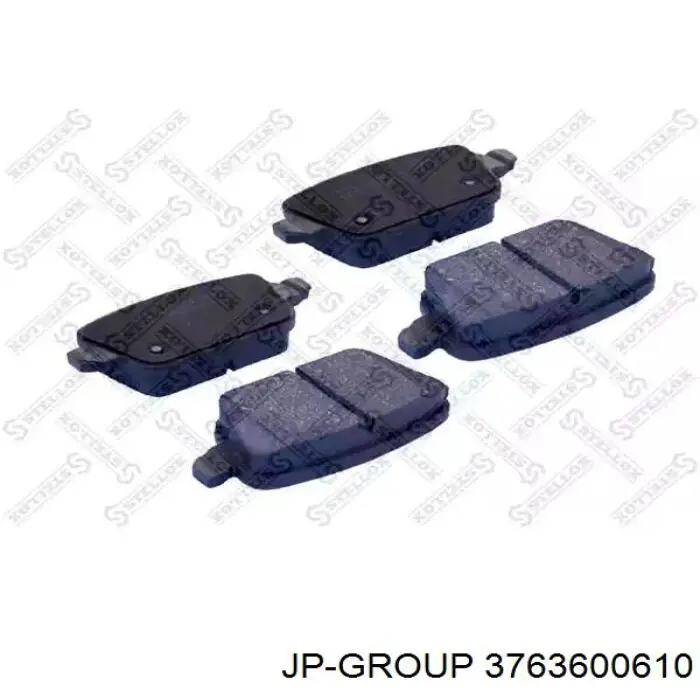 Купити 3763600610 JP Group Колодки гальмівні передні, дискові