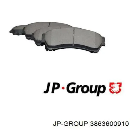 Гальмівні колодки JP Group 3863600910 ціна, від 15.33 USD