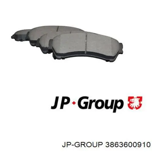 3863600910 JP Group Передні гальмівні колодки