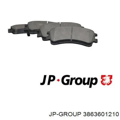 Купити 3863601210 JP Group Колодки гальмівні передні, дискові