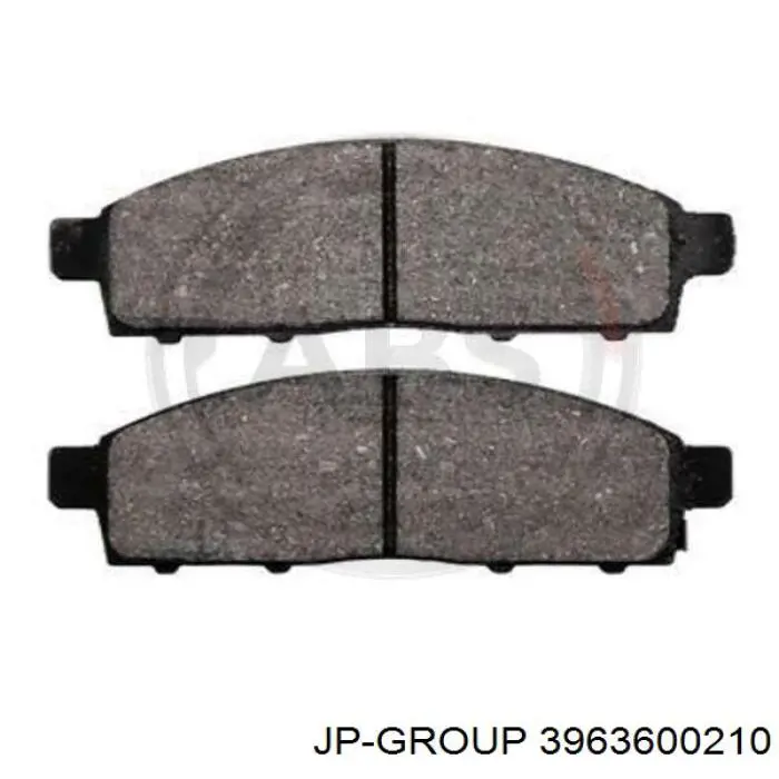 Купити 3963600210 JP Group Колодки гальмівні передні, дискові