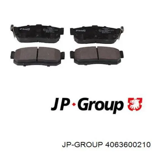 Передні тормозні колодки 4063600210 JP Group