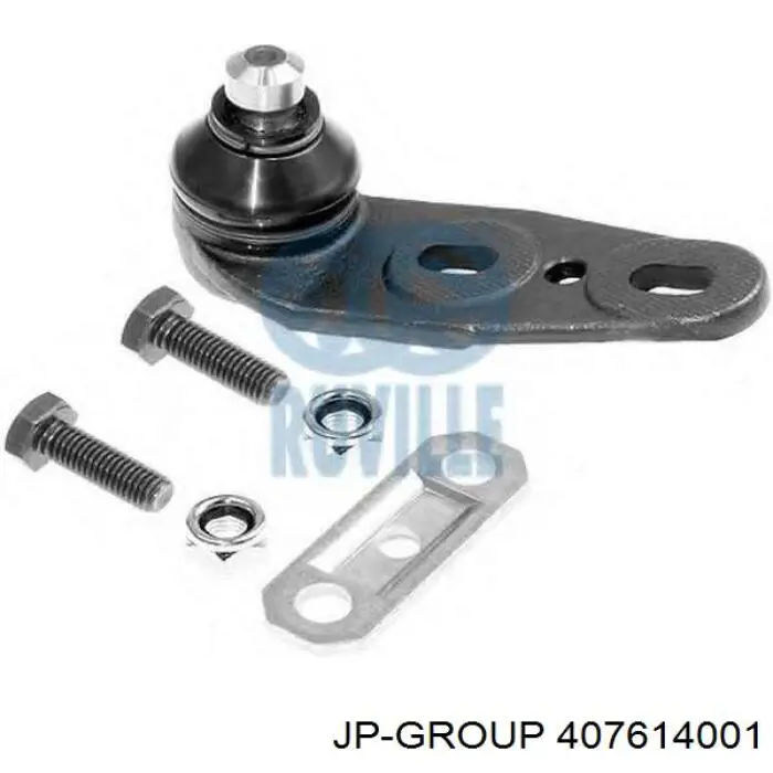407614001 JP Group Кульова опора, нижня, ліва
