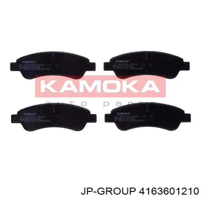 Купити 4163601210 JP Group Колодки гальмівні передні, дискові