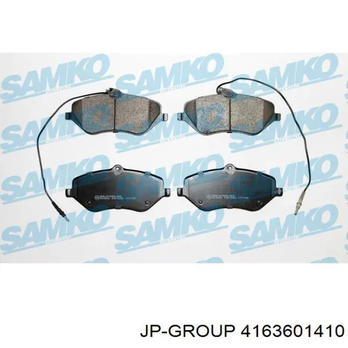Гальмівні колодки JP Group 4163601410 ціна, від 24.52 USD