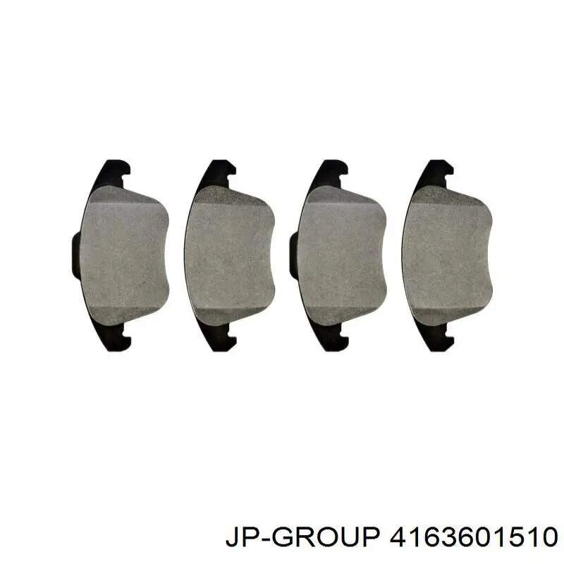 Купити 4163601510 JP Group Колодки гальмівні передні, дискові