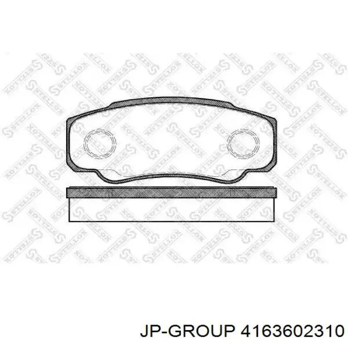 Купити 4163602310 JP Group Колодки гальмівні передні, дискові