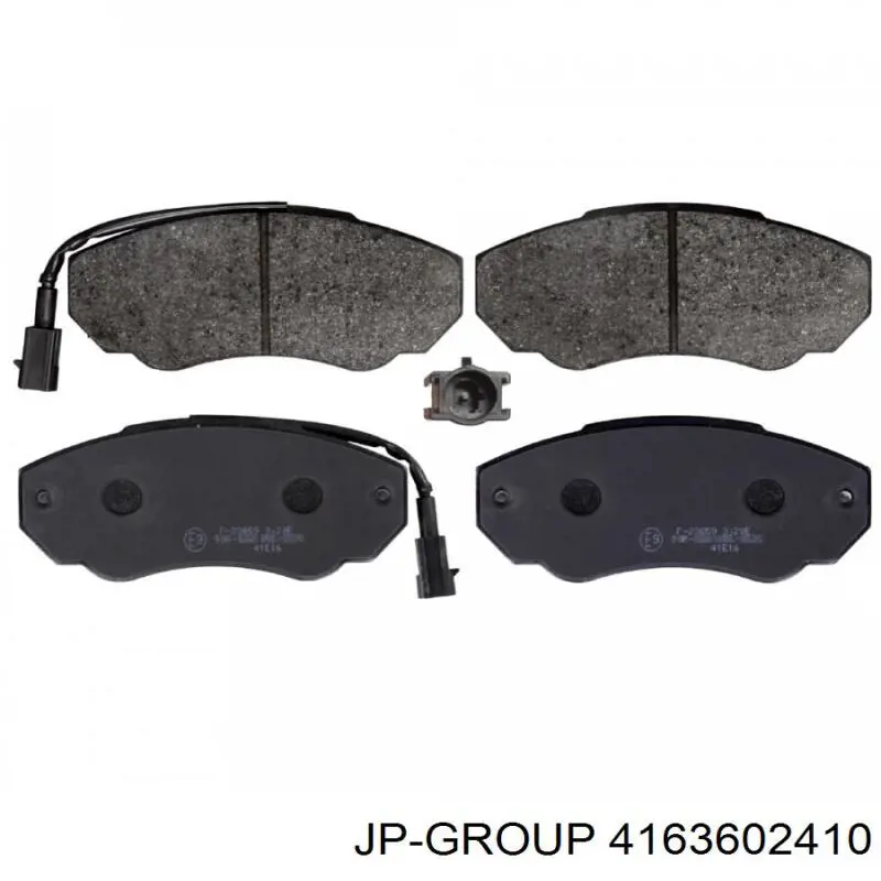 Гальмівні колодки JP Group 4163602410 ціна, від 16.45 USD