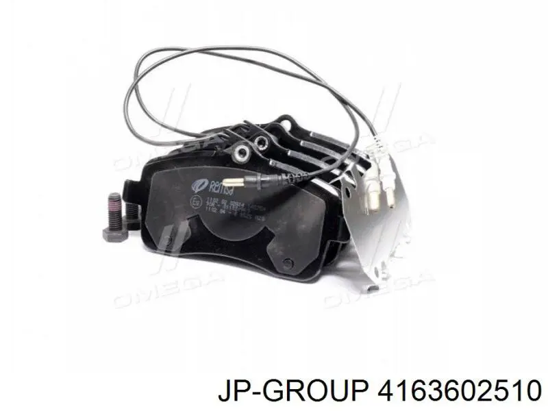 Купити 4163602510 JP Group Колодки гальмівні передні, дискові