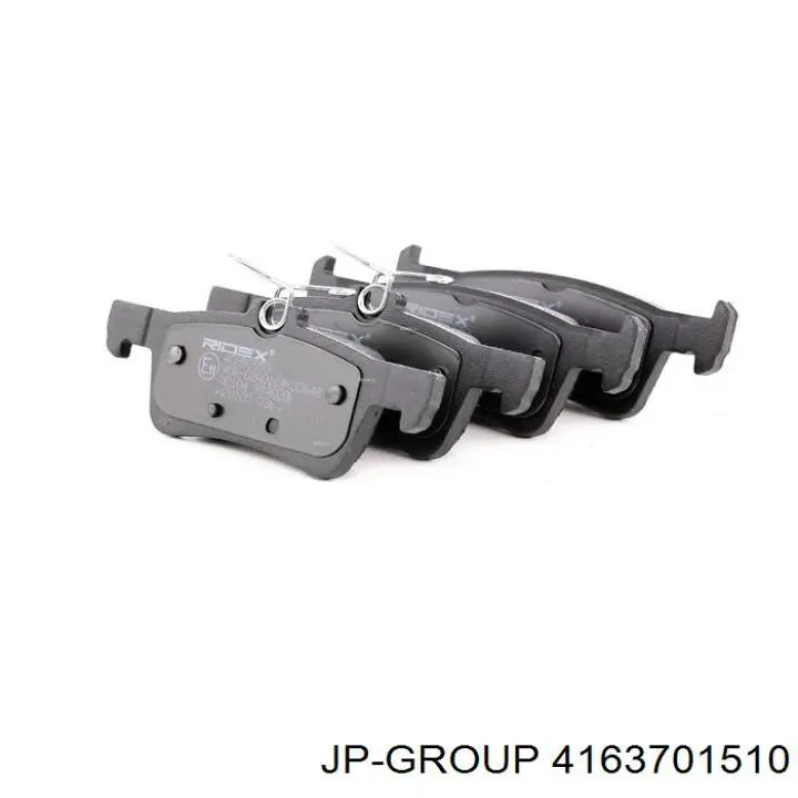 Задні гальмівні колодки JP Group 4163701510 ціна, від 24.21 USD