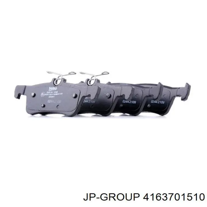 Задні дискові колодки JP Group 4163701510