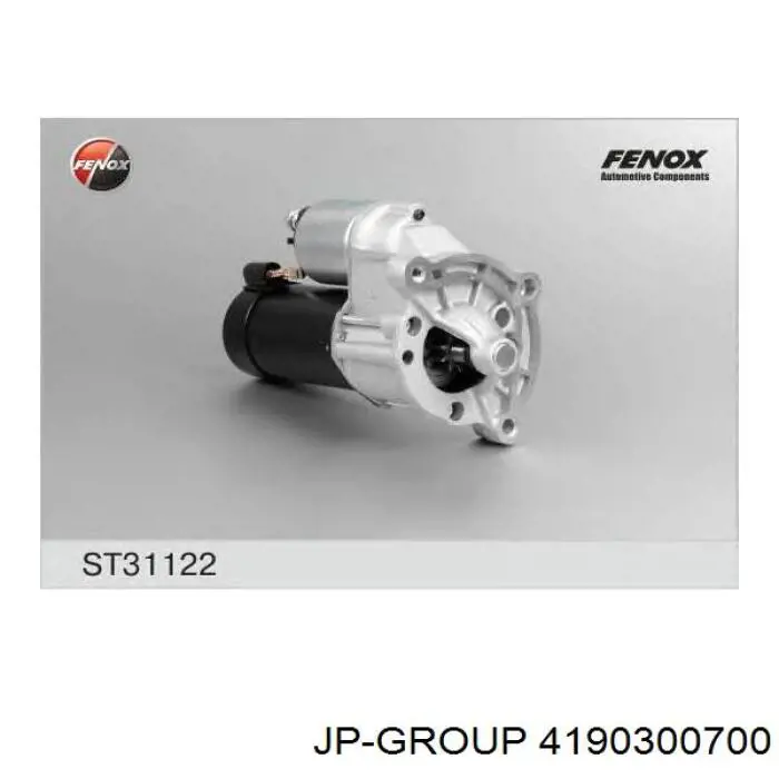 Стартер JP Group 4190300700 ціна, від 62.01 USD