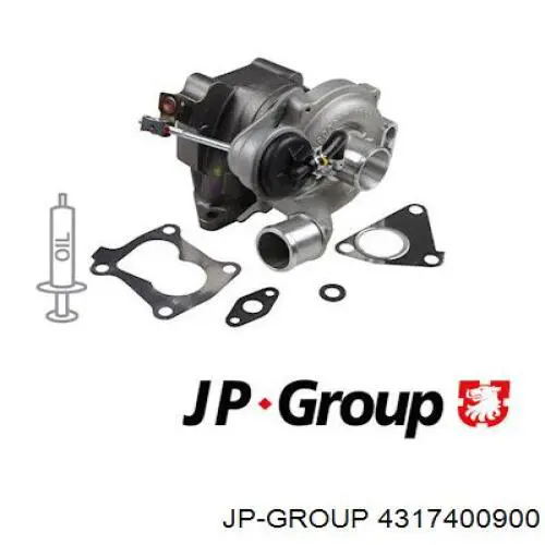 4317400900 JP Group Турбонаддув