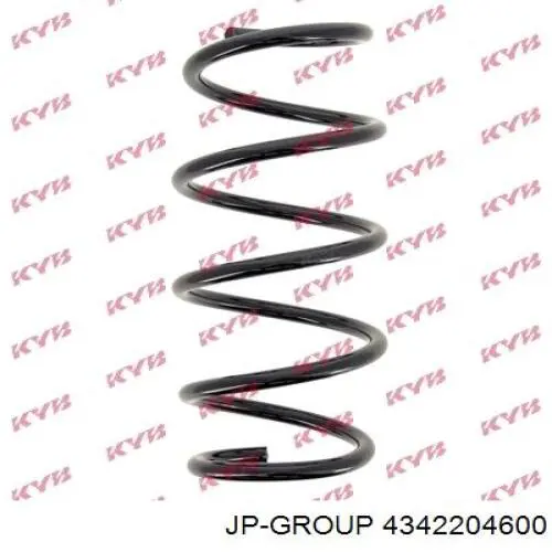 4342204600 JP Group Пружина амортизатора передняя