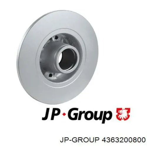 Задні дискові гальма JP Group 4363200800 ціна, від 52.54 USD