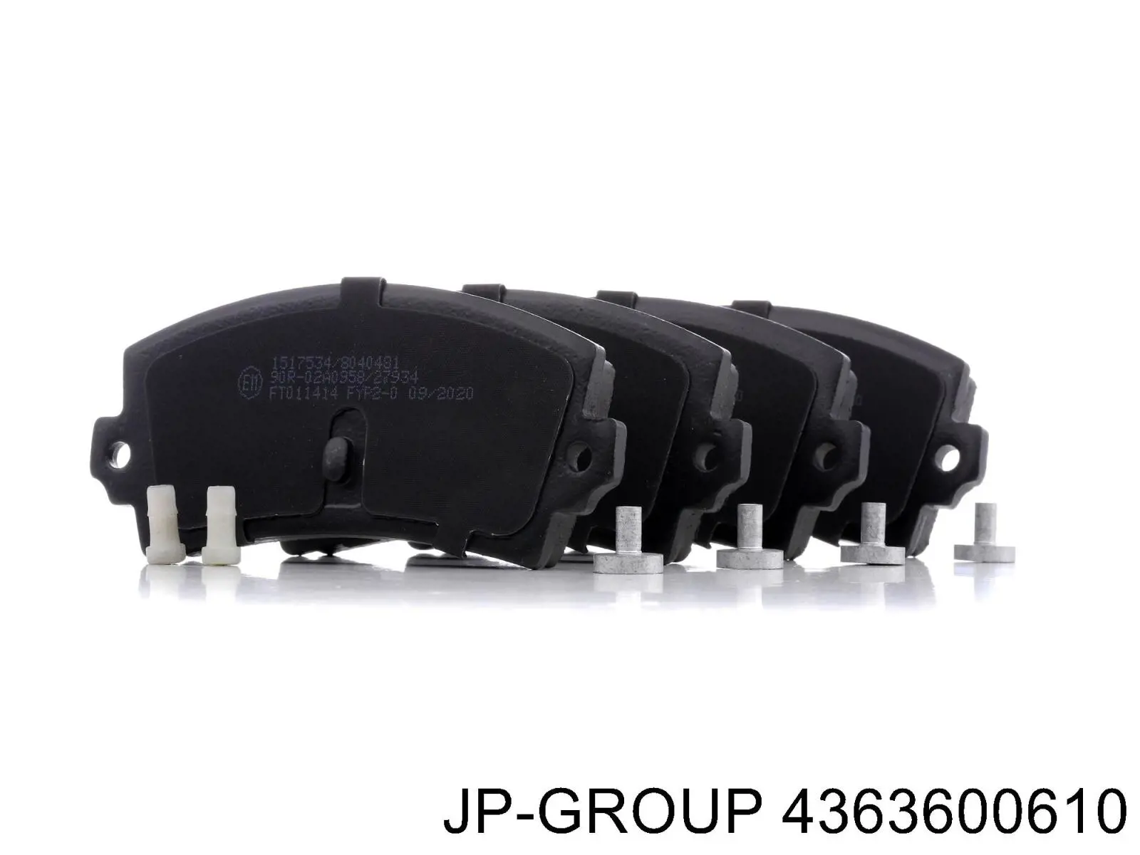 Гальмівні колодки JP Group 4363600610 ціна, від 19.23 USD