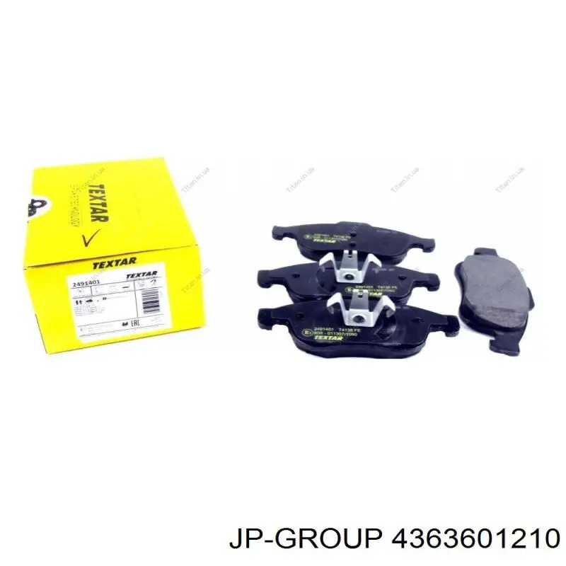 Тормозні колодки JP Group 4363601210