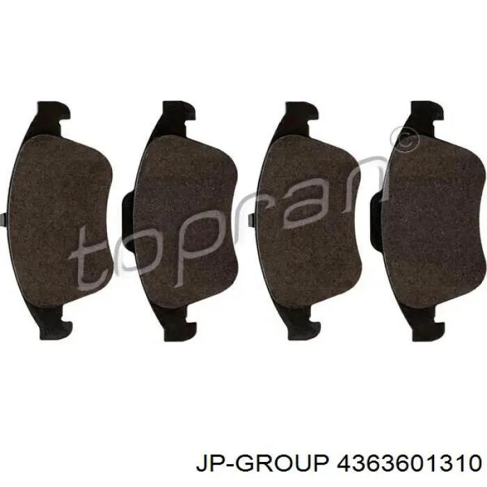 Купити 4363601310 JP Group Колодки гальмівні передні, дискові