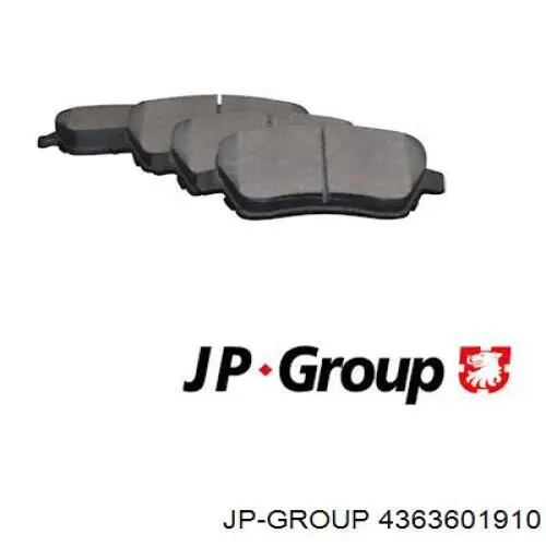 Купити 4363601910 JP Group Колодки гальмівні передні, дискові