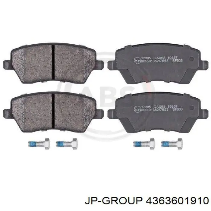 Гальмівні колодки JP Group 4363601910 ціна, від 14.92 USD