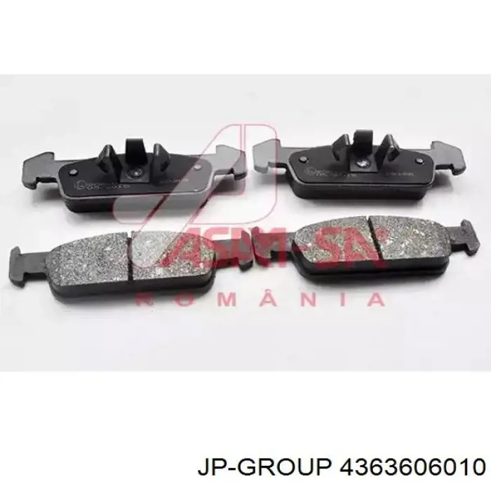 Гальмівні колодки JP Group 4363606010 ціна, від 13.95 USD