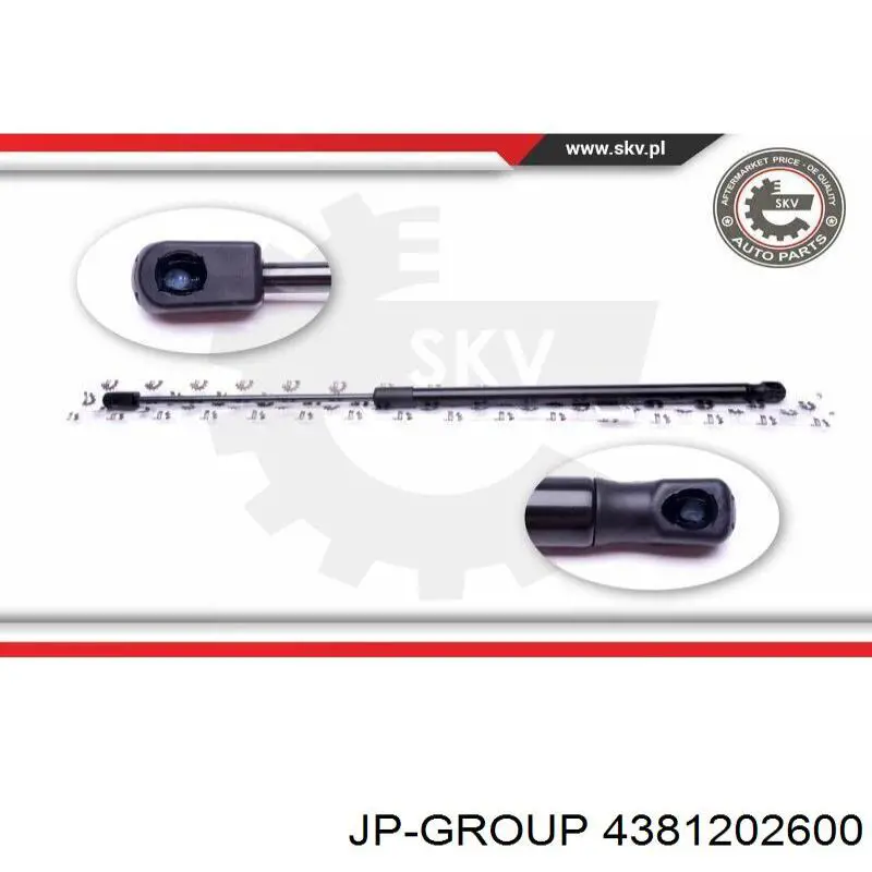 Амортизатор кришки багажника JP Group 4381202600