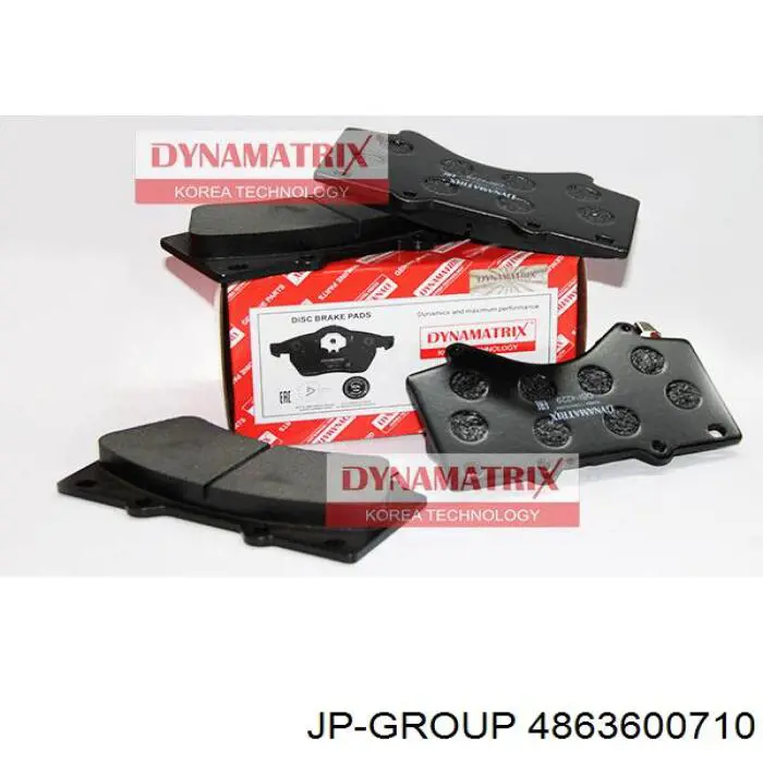 Гальмівні колодки JP Group 4863600710 ціна, від 20.08 USD
