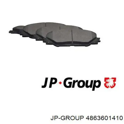 Гальмівні колодки JP Group 4863601410 ціна, від 16.16 USD