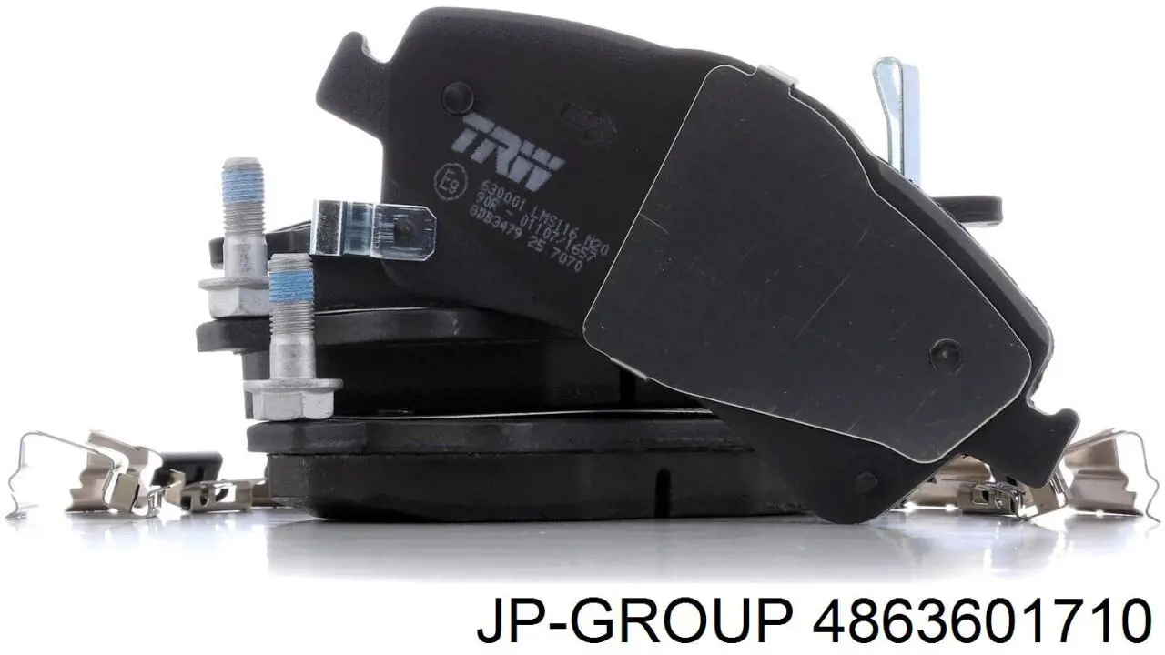 4863601710 JP Group колодки гальмівні передні, дискові