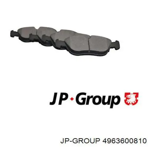 Купити 4963600810 JP Group Колодки гальмівні передні, дискові