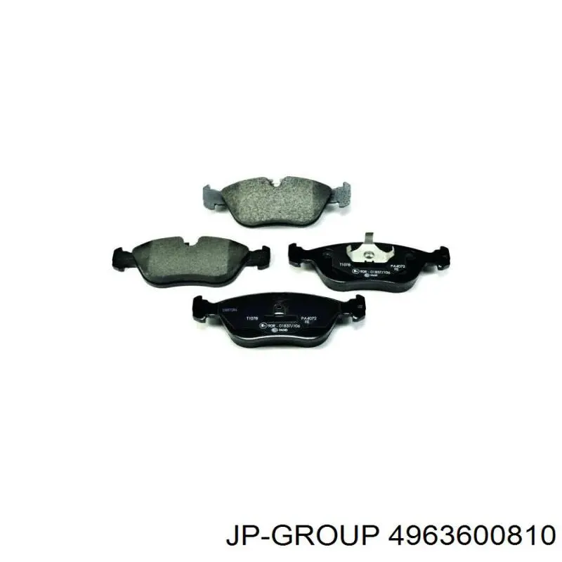 Гальмівні колодки JP Group 4963600810 ціна, від 25.77 USD