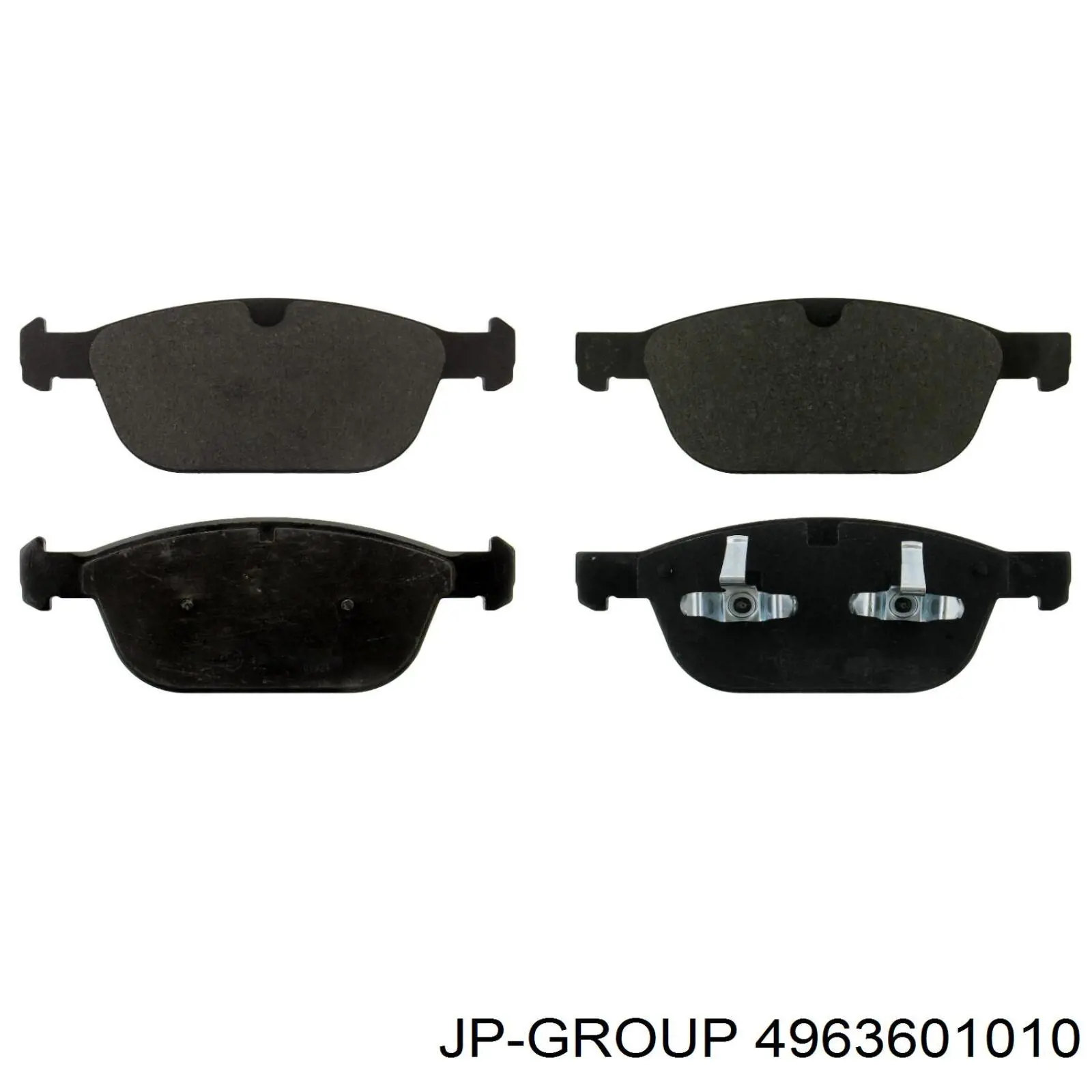 Купити 4963601010 JP Group Колодки гальмівні передні, дискові