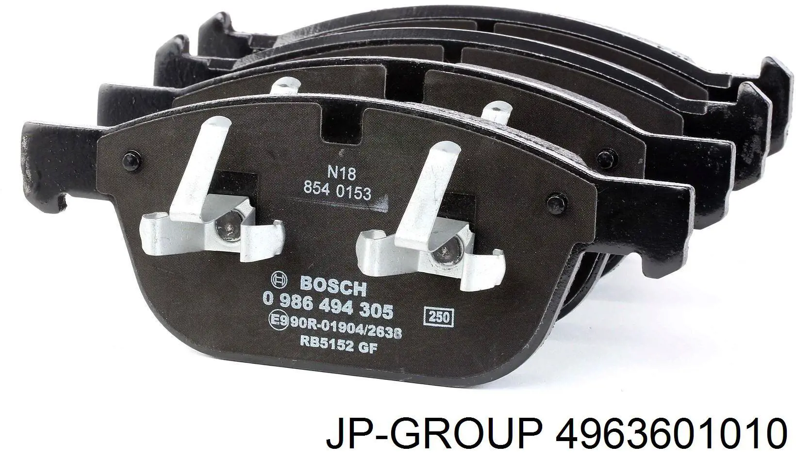 4963601010 JP Group Передні гальмівні колодки