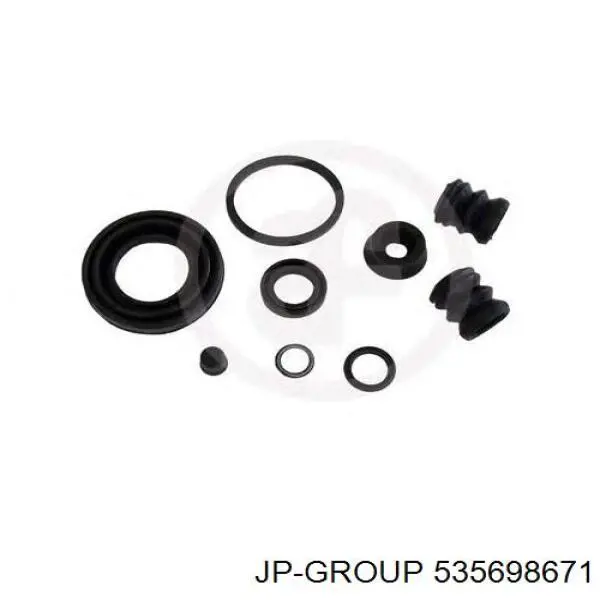 Ремкомплект супорту гальмівного заднього JP Group 535698671 ціна, від 6.27 USD