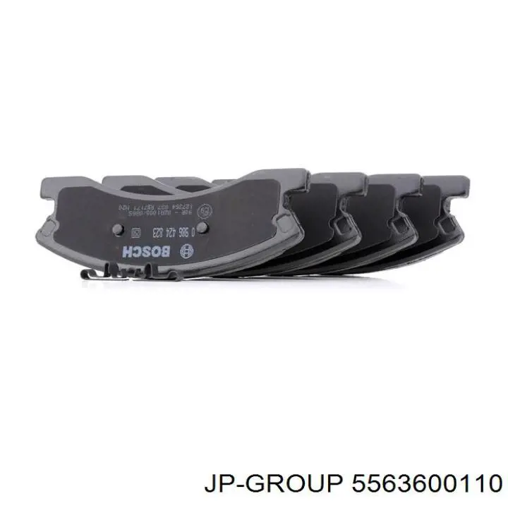 Гальмівні колодки JP Group 5563600110 ціна, від 23.11 USD